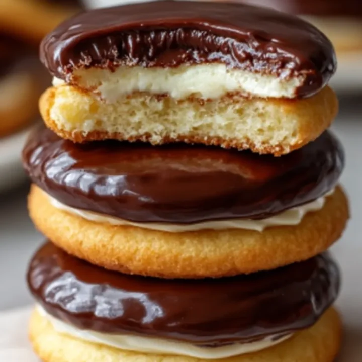 Boston Cream Pie Cookies