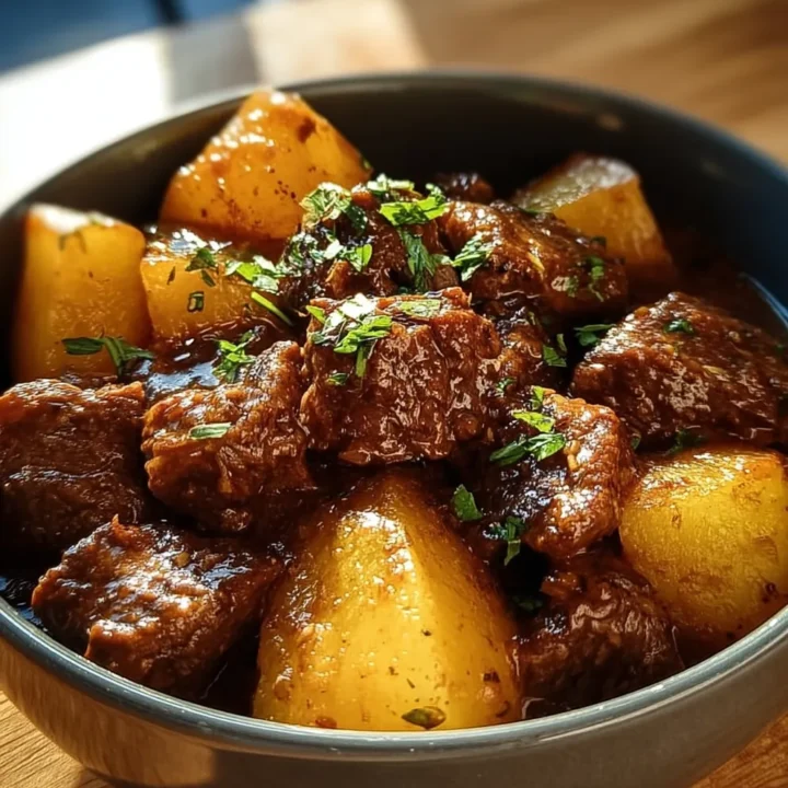 High Protein Slow Cooker Garlic Butter Beef Bites