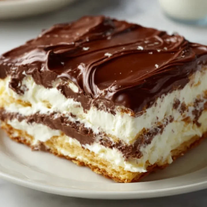 No-Bake Chocolate Eclair Cake