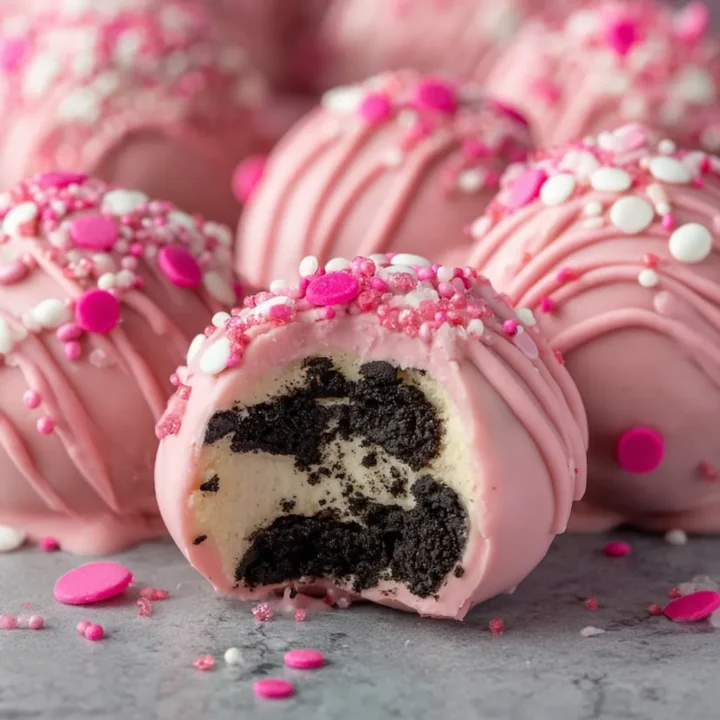 Oreo Truffle Balls – Pink Candy-Coated Party Treats