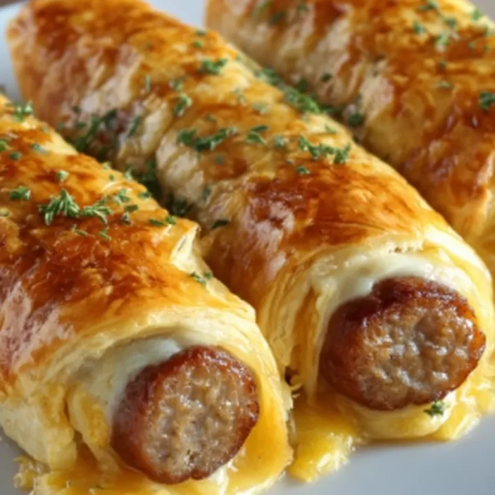 Sausage Egg and Cheese Breakfast Roll-Ups