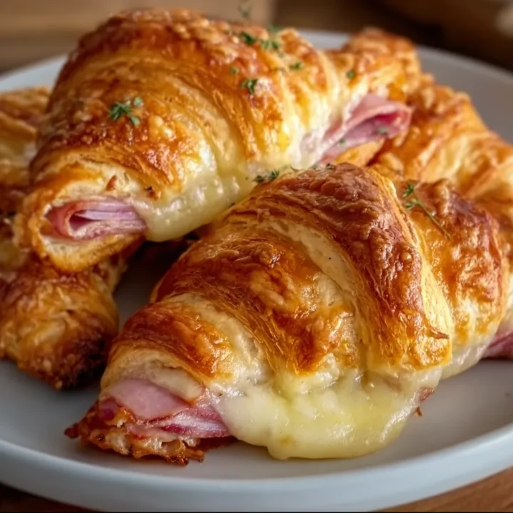 Tasty Ham and Cheese Croissant
