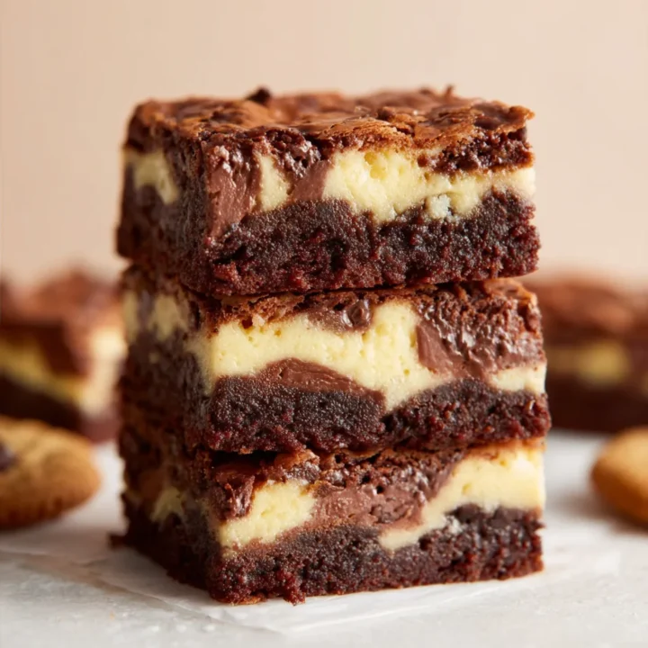 These Cheesecake Brownies