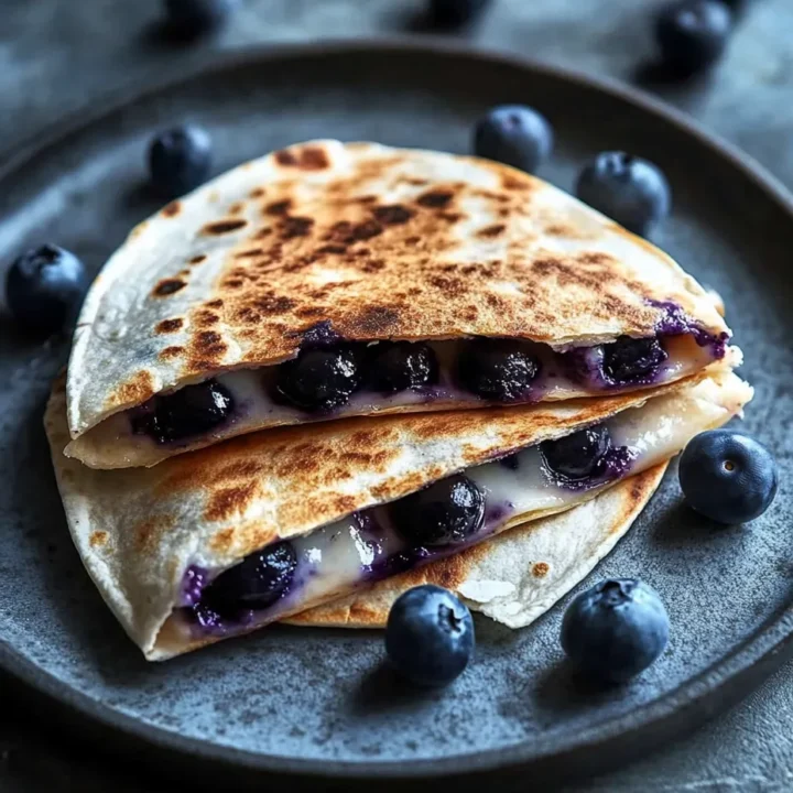 Blueberry Breakfast Quesadilla