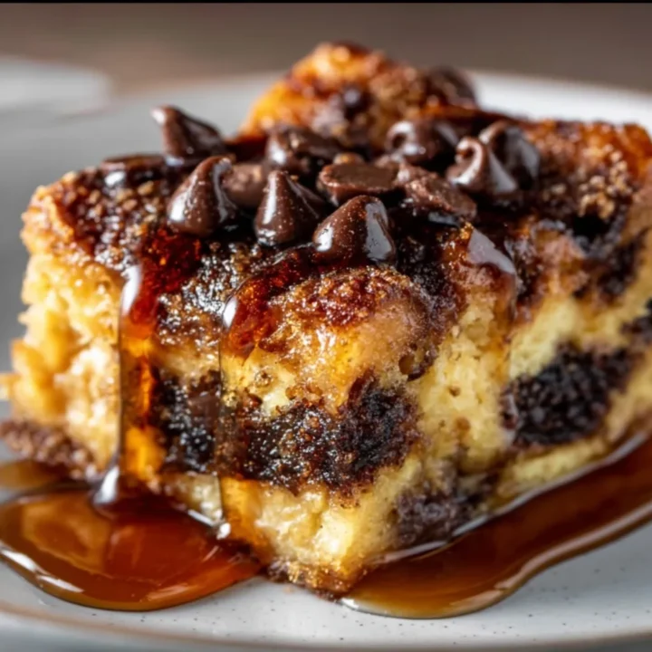 Chocolate Croissant Breakfast Bake