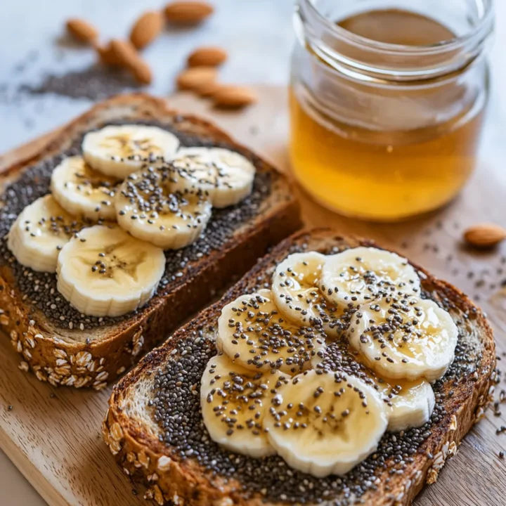 Cottage Cheese Banana Toast Recipe