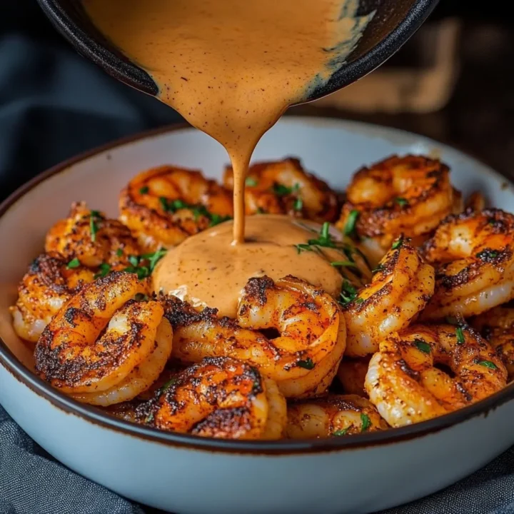 Crispy Cajun Shrimp with Creamy Sauce