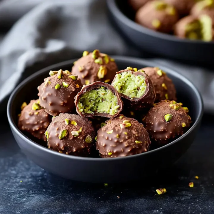 Dubai Chocolate Balls with Pistachio