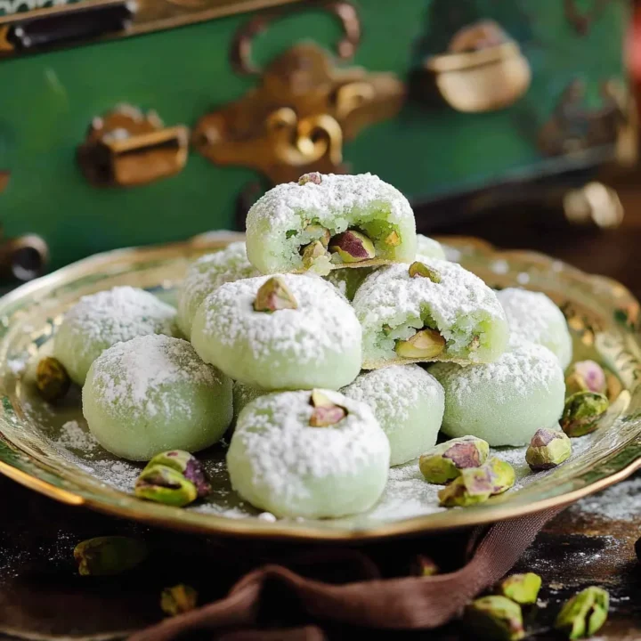 Pistachio Wedding Cookies