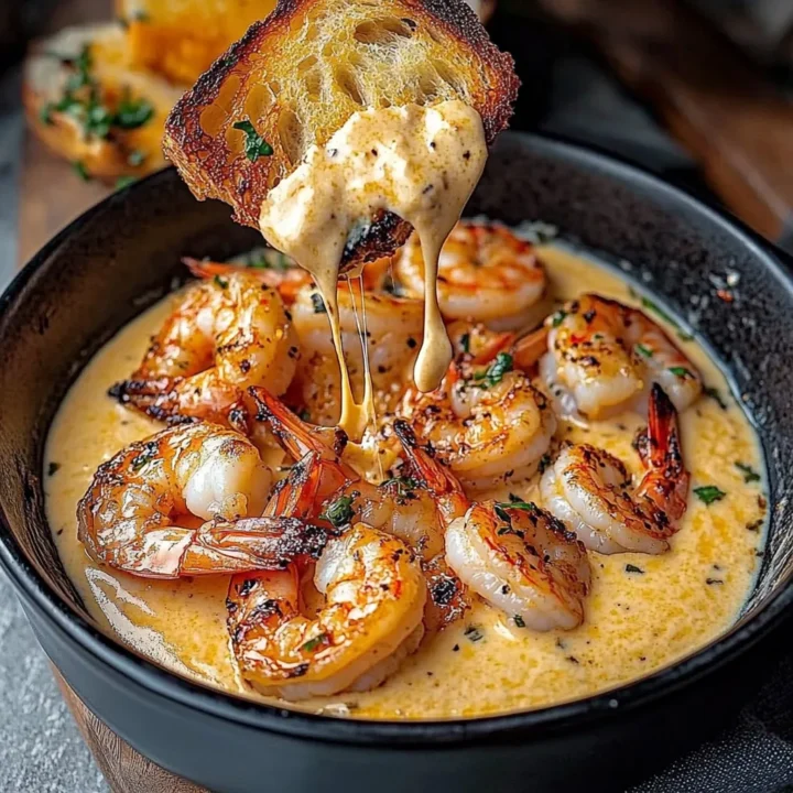 Shrimp Scampi Bowls with Garlic Bread