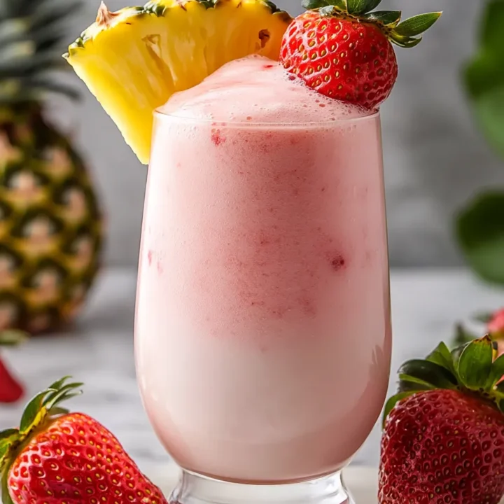 Strawberry Piña Colada: A Tropical Delight