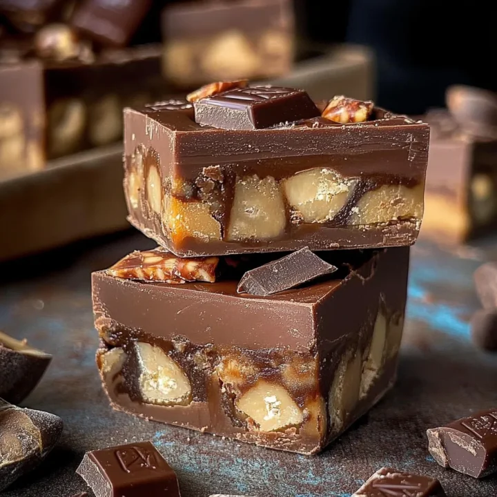 Twix Truffle Brownies