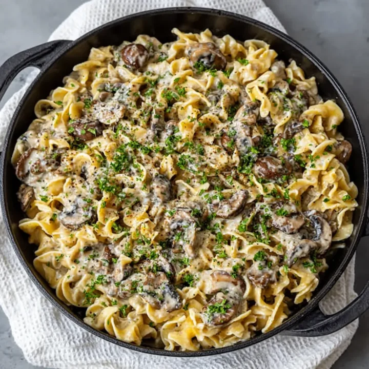 This Ground Beef Stroganoff