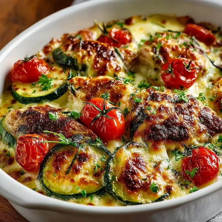 Creamy Chicken Zucchini Bake