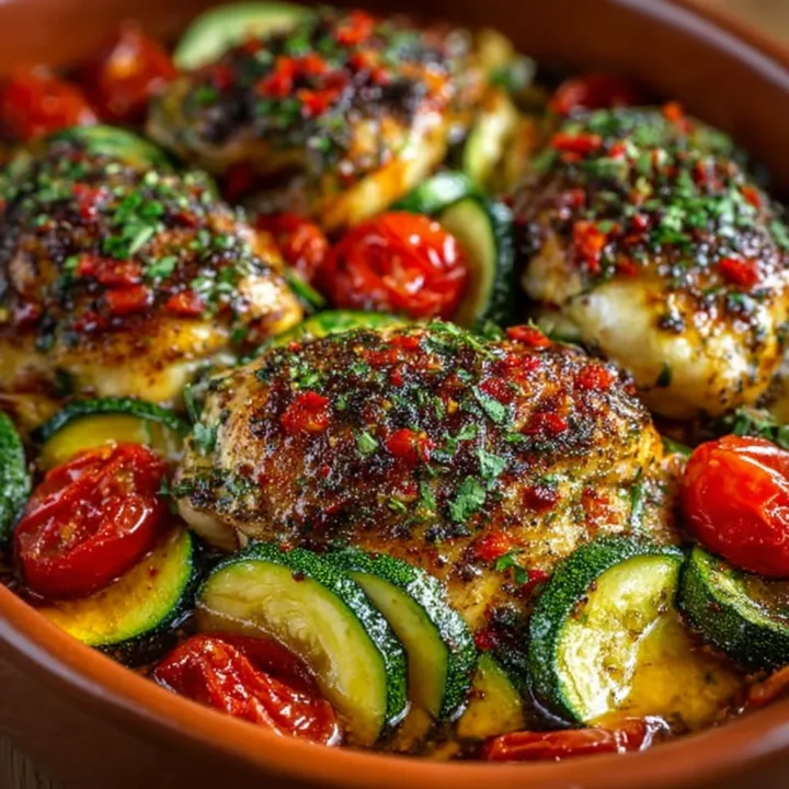 Low Carb Chicken Zucchini Bake