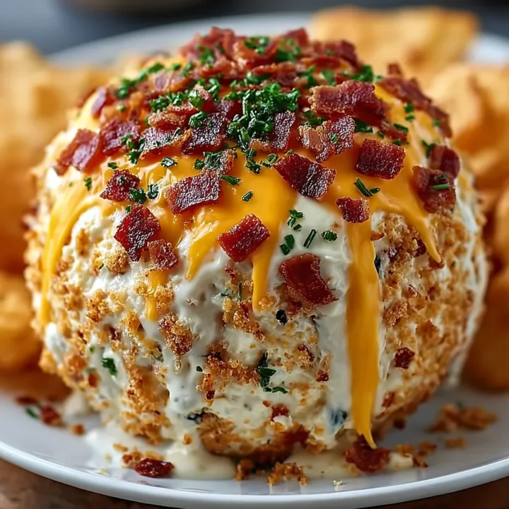 Irresistible Cheddar Ranch Cheese Ball