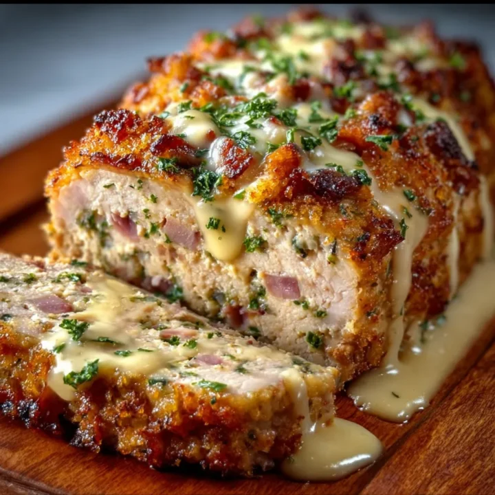 Chicken Cordon Bleu Meatloaf