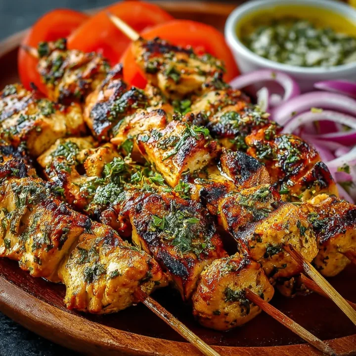Authentic Greek Chicken Souvlaki
