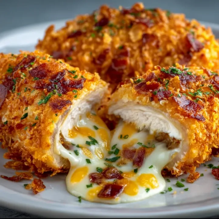 Cream Cheese and Bacon Stuffed Doritos Chicken