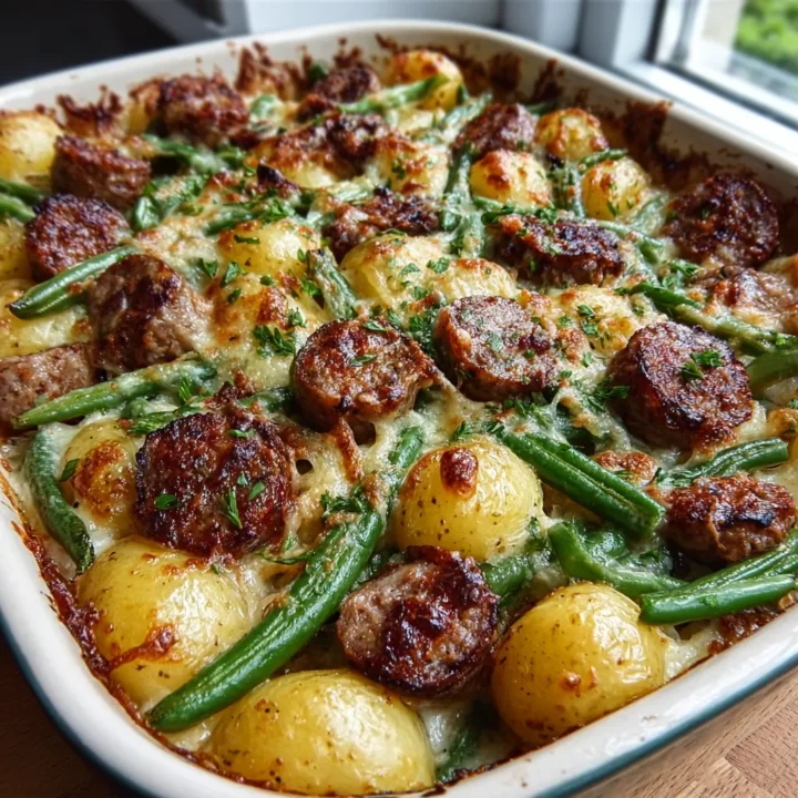 Sausage, Green Beans, and Potatoes