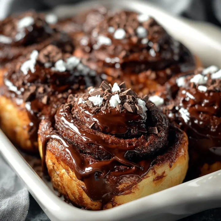 Irresistible Chocolate Cinnamon Rolls Recipe | Gooey Breakfast Treat