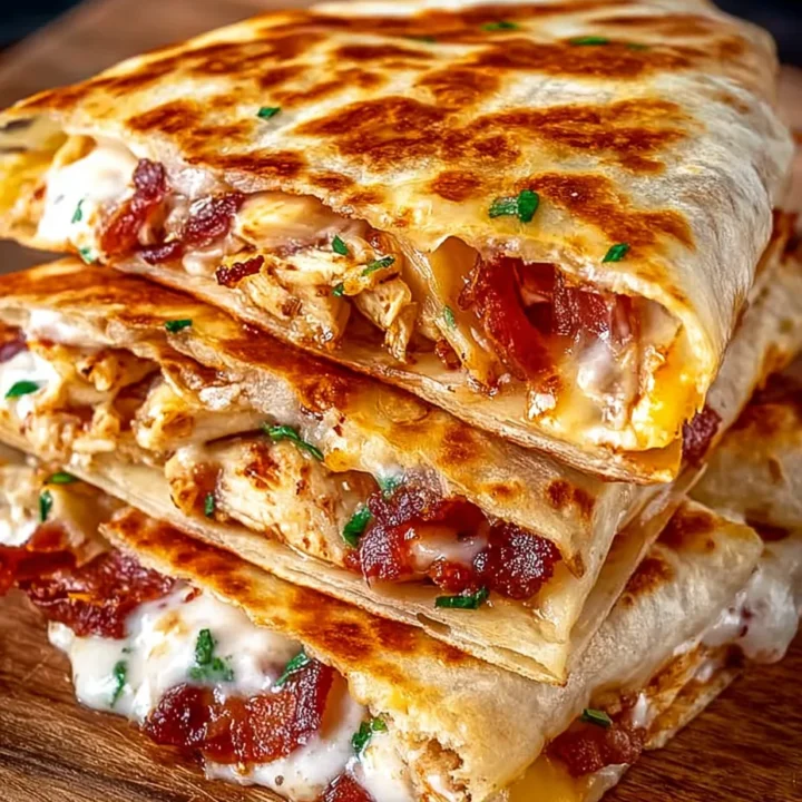 Chicken Bacon Ranch Quesadilla Recipe