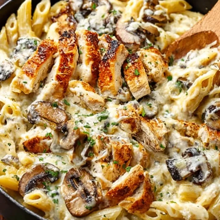 Creamy Garlic Parmesan Chicken Pasta Recipe