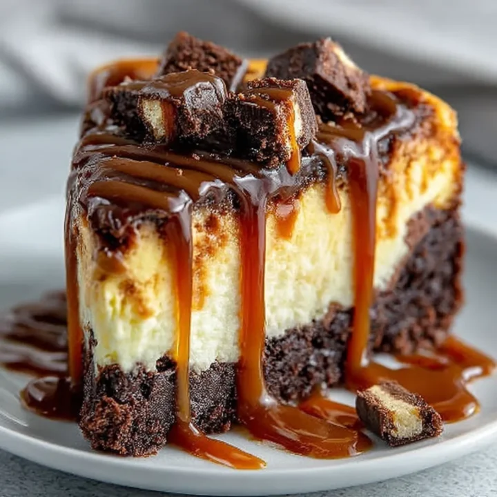 Caramel Brownie Cheesecake Recipe