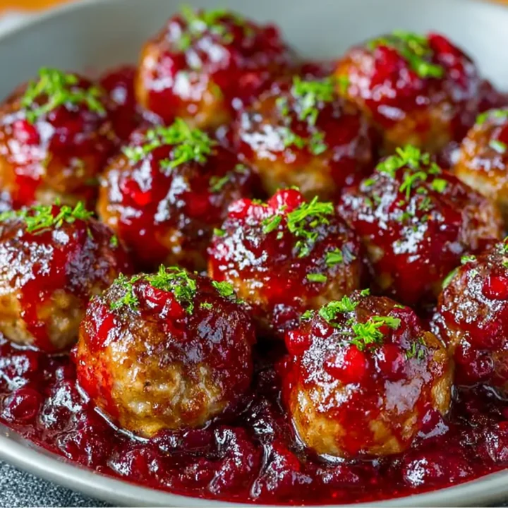 Christmas Cranberry Meatballs Recipe