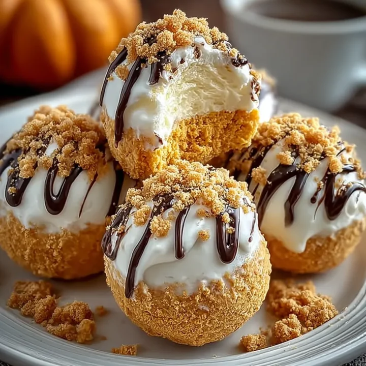 3 No-Bake Pumpkin Cheesecake Balls | Easy and Festive Fall Treats