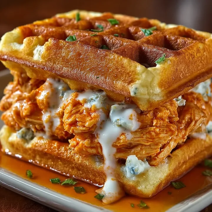 Buffalo Chicken Waffle Sliders Recipe | Fun Party Snack Idea