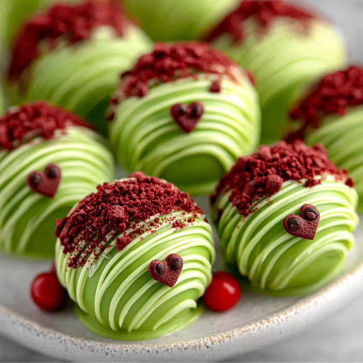 Festive Grinch Oreo Balls Recipe