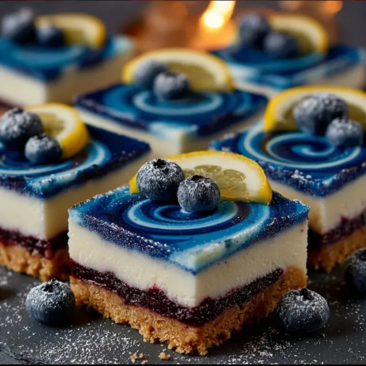 Ravenclaw Blueberry Lemon Cheesecake Bars Recipe