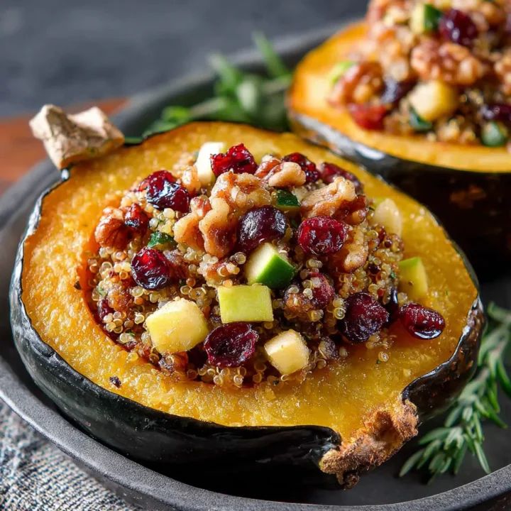 Apple Stuffed Acorn Squash