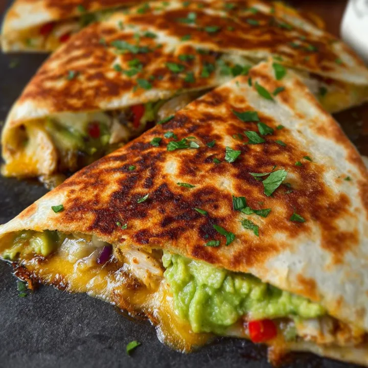 Chicken Avocado Quesadillas