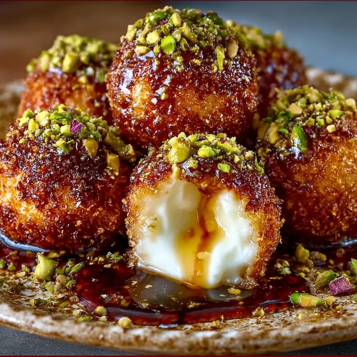 Ricotta Pistachio Honey Bites