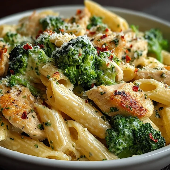 Creamy Broccoli and Chicken Penne