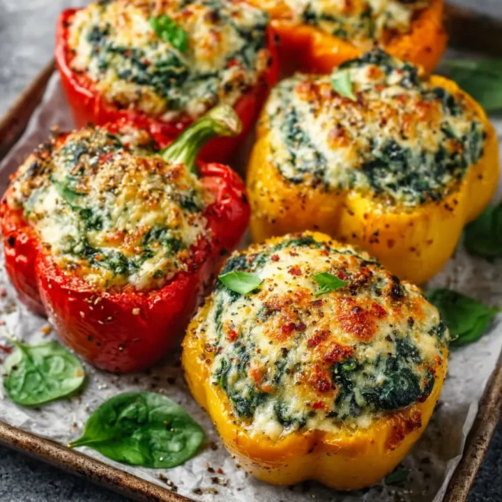 Herby Ricotta Stuffed Peppers