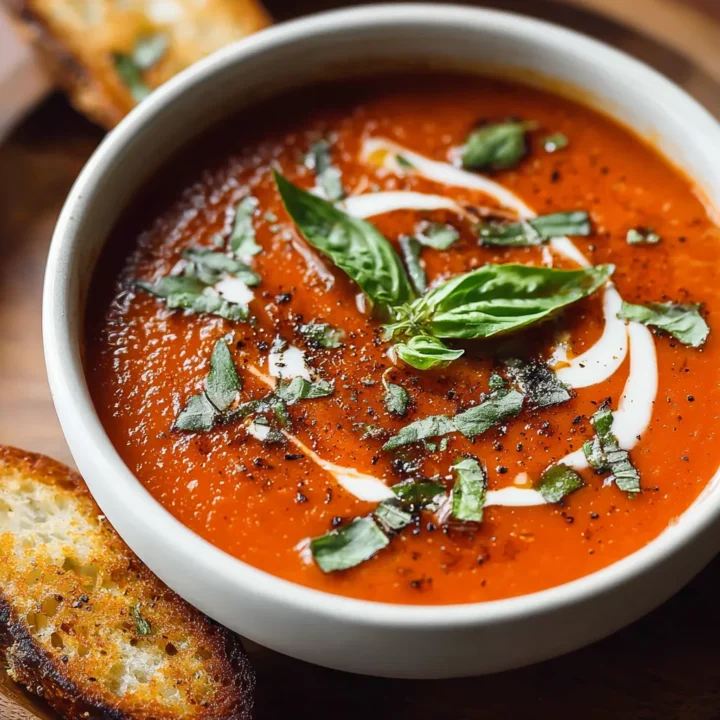 Roasted Tomato Garlic Soup