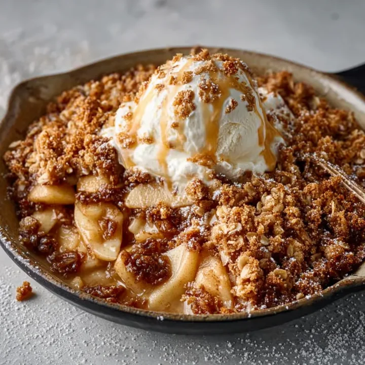 Apple Crisp Recipe with Oats Easy