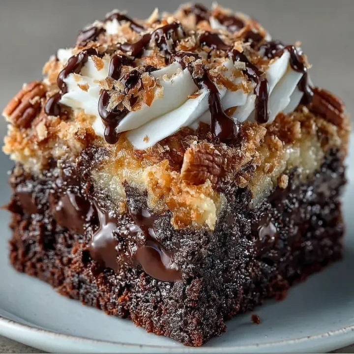 German Chocolate Poke Cake: A Decadent Delight