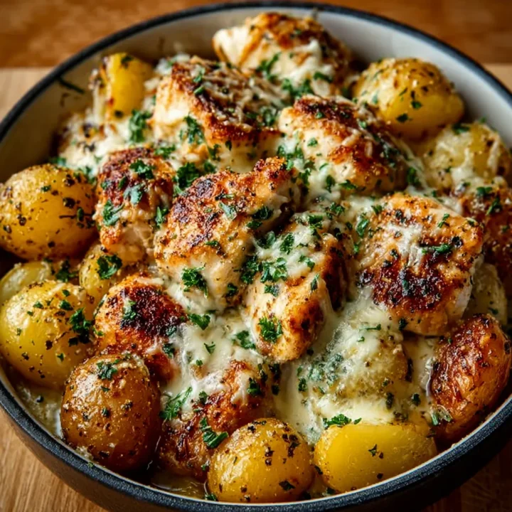 Garlic Parmesan Chicken and Potatoes