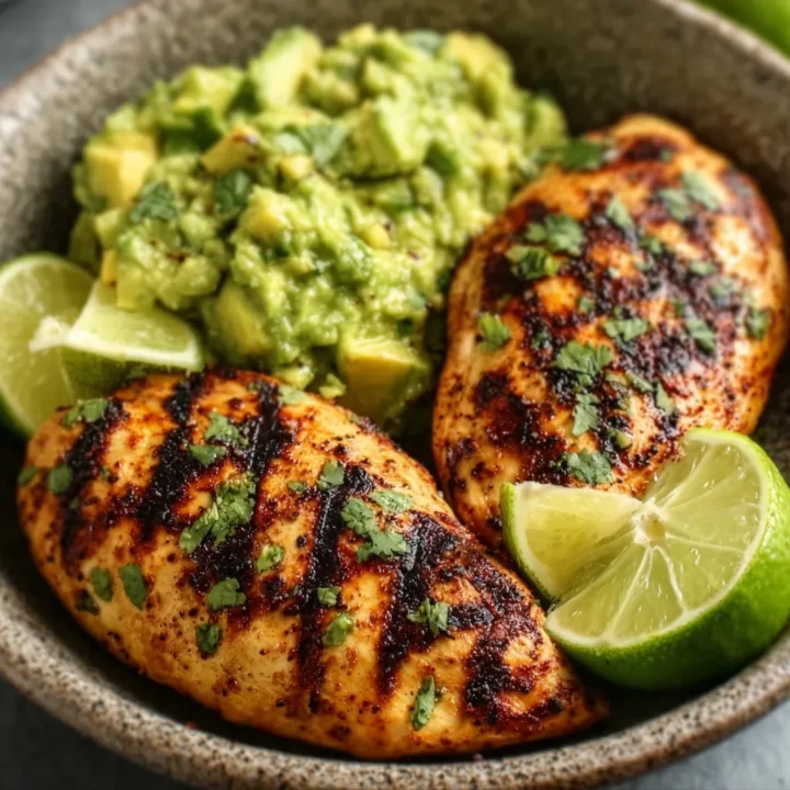 Avocado Chili Lime Grilled Chicken