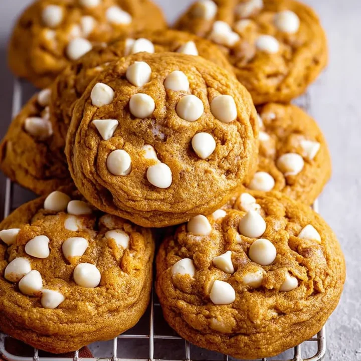 White Chocolate Chip Pumpkin Cookies