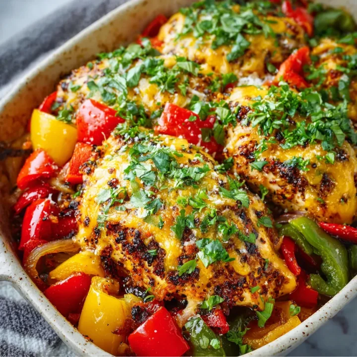Baked Chicken and Peppers: A Flavorful and Healthy Delight