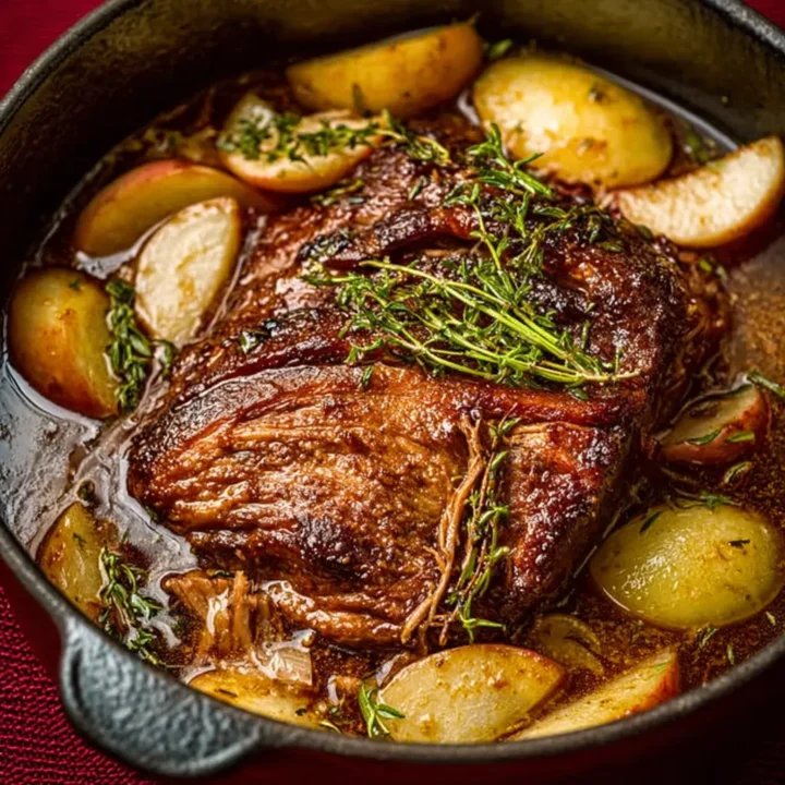 Apple Cider Braised Pork Shoulder Recipe