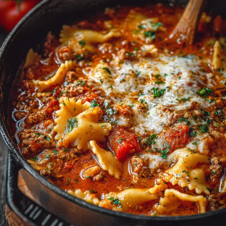 One-Pot Lasagna Soup: Easy & Delicious Recipe