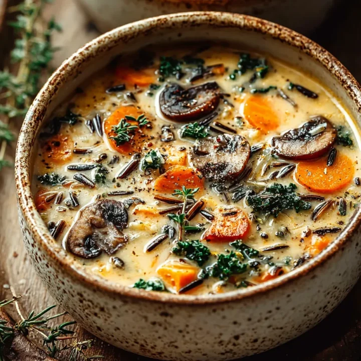 Cozy Autumn Wild Rice Soup