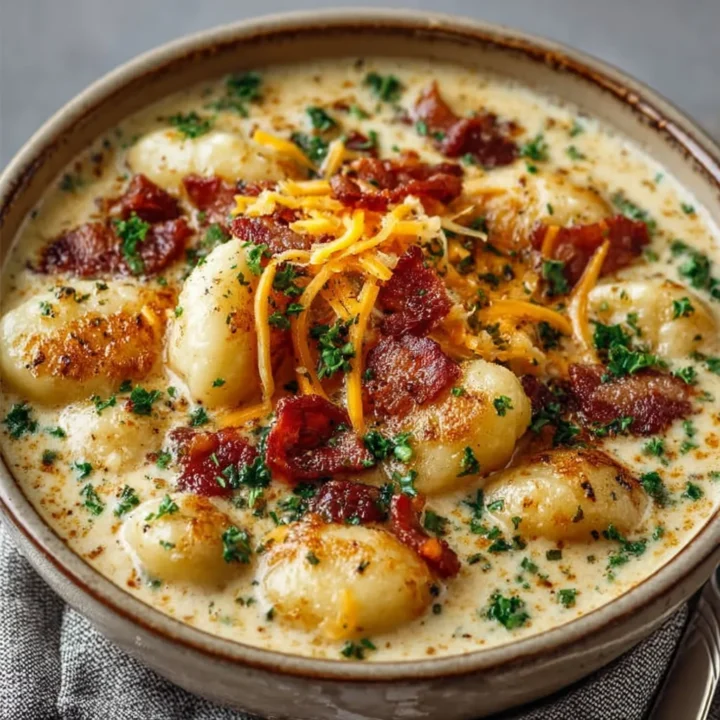 Creamy Bacon Cheddar Gnocchi Soup: Cozy Up with This Comfort Dish
