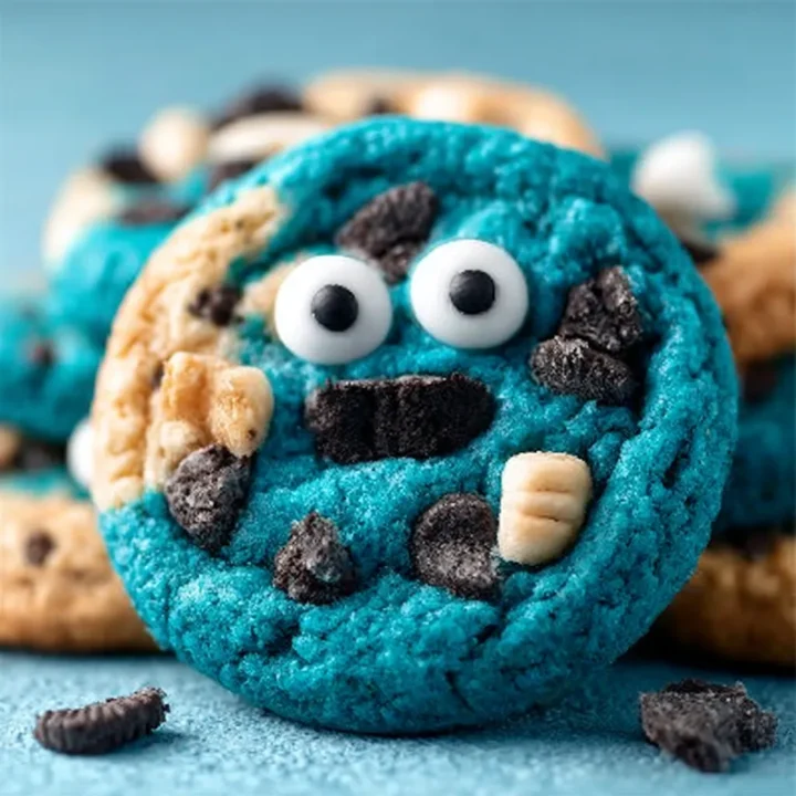 Easy Cookie Monster Cookies Recipe